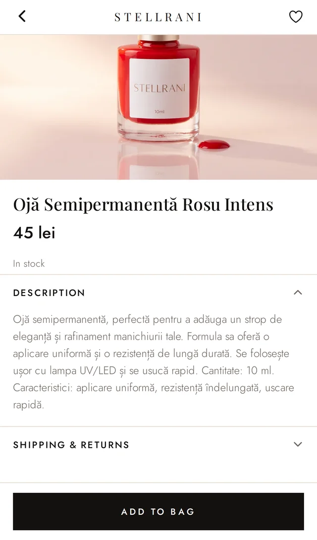 Descrierea produsului și livrarea